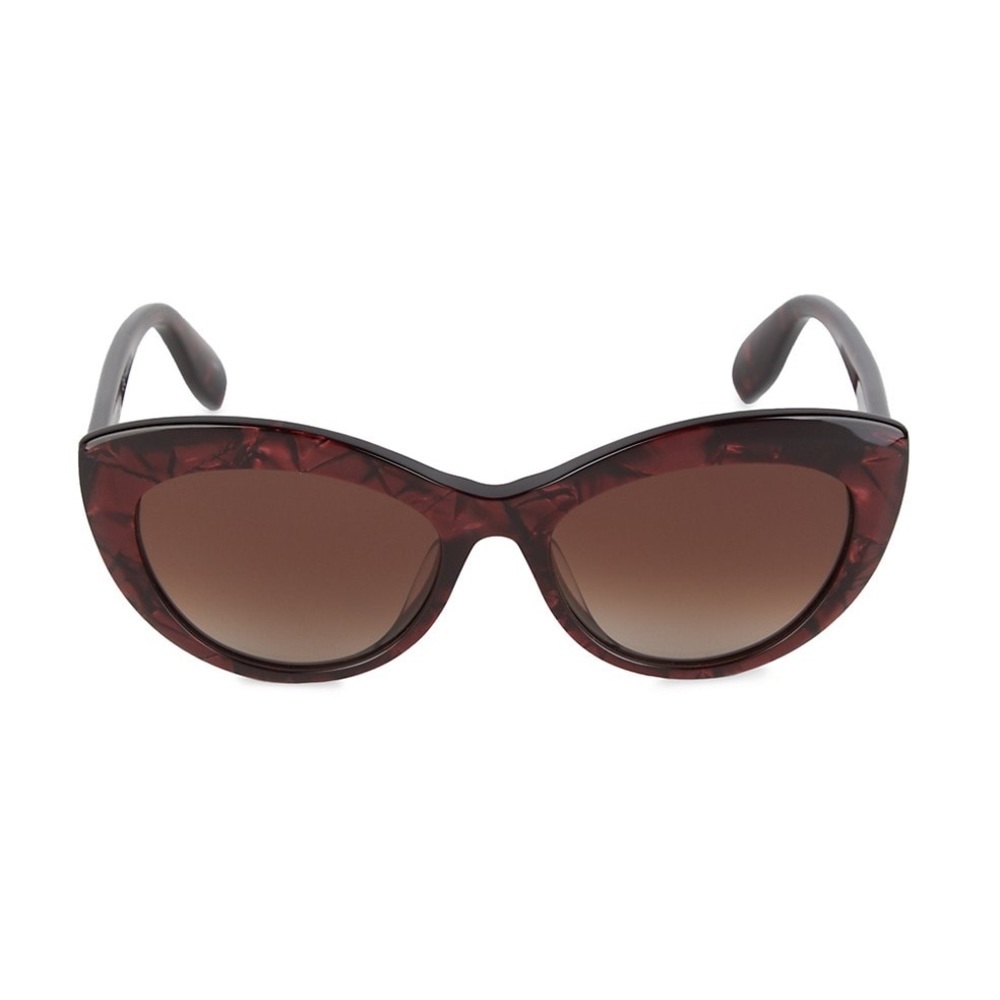 Alexander McQueen 55MM Cat Eye Sunglasses